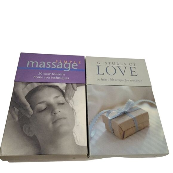 SIMPLE MASSAGE & GESTURES OF LOVE Cards Sets 50 Cards Per Set - Picture 1 of 7
